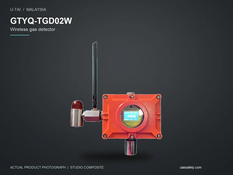 GTYQ-TGD02W Independent combustible gas detector; actual product photo on a studio background